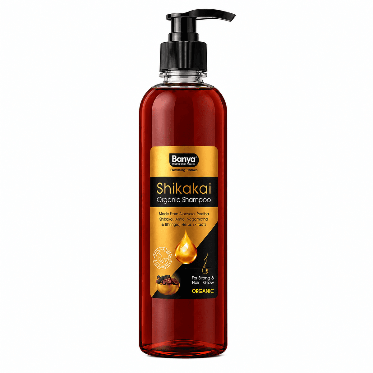 Organic Shikakai Herbal Shampoo (500ml)